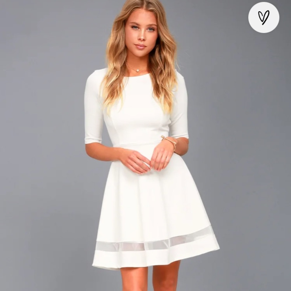 Lulus bridal rehearsal dinner/shower dress.